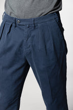 Boston 2 Pinces men's chino pants in tricot relaxed fit