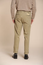 Foto 4 Boston pantalone chino uomo in gabardina tinto pezza relaxed fit