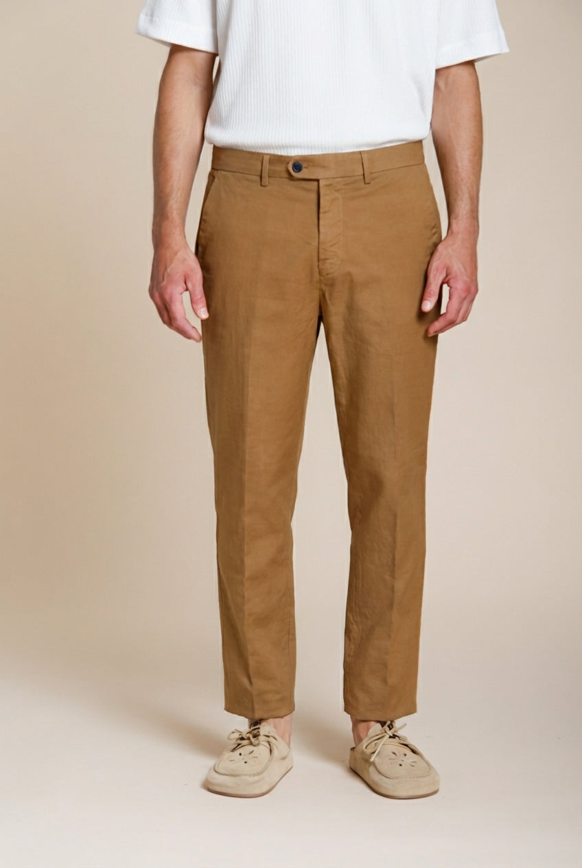 Boston Herren Chino Hose aus Cavallery Stretch relaxed fit