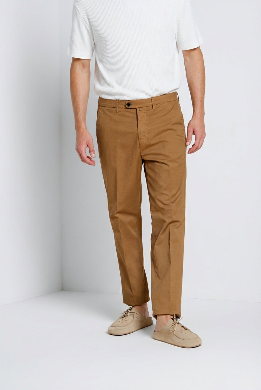 Boston Herren Chino Hose aus Stretch Cavallery relaxed fit