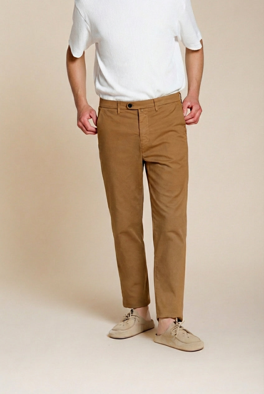 Boston men's chino pants in cavallery stretch relaxed fit