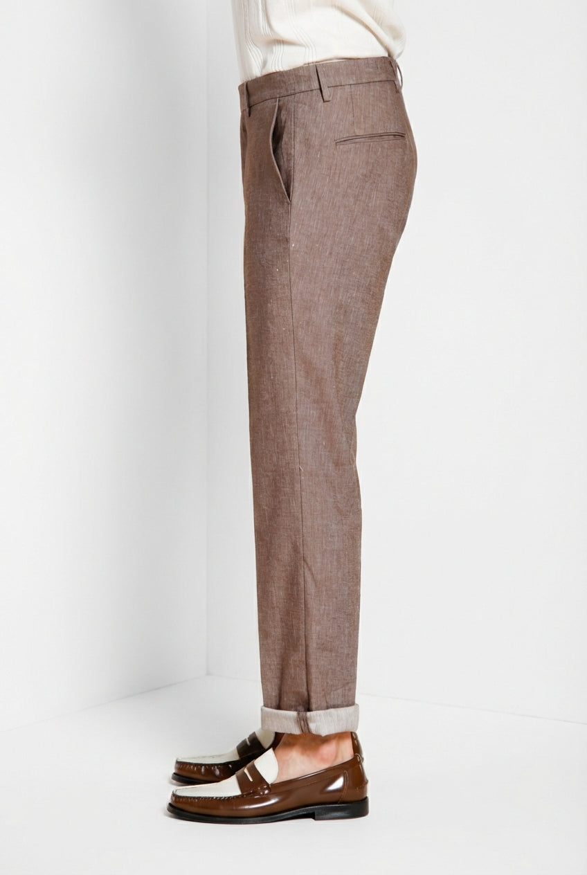 Boston Hose Chino Herren aus Denim Diagonalbindung relaxed fit