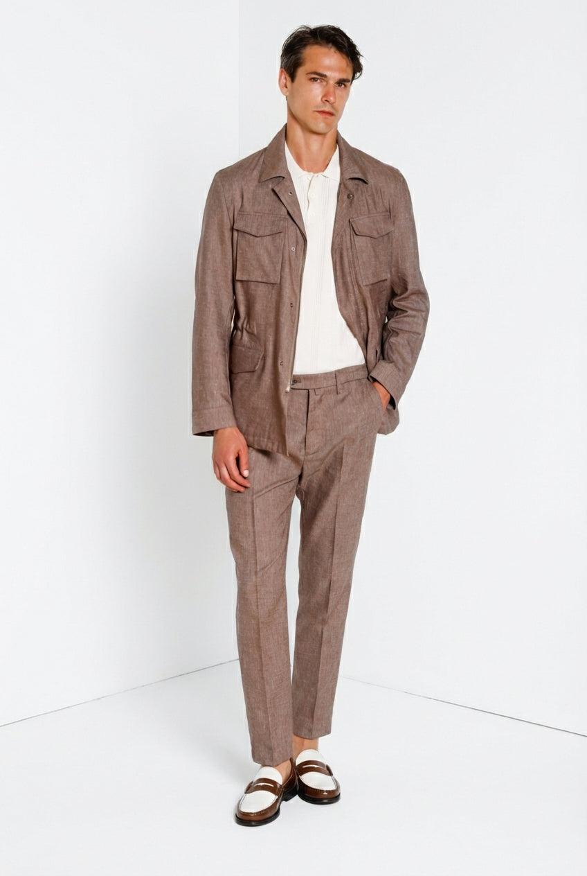 Boston Hose Chino Herren aus Denim Diagonalbindung relaxed fit