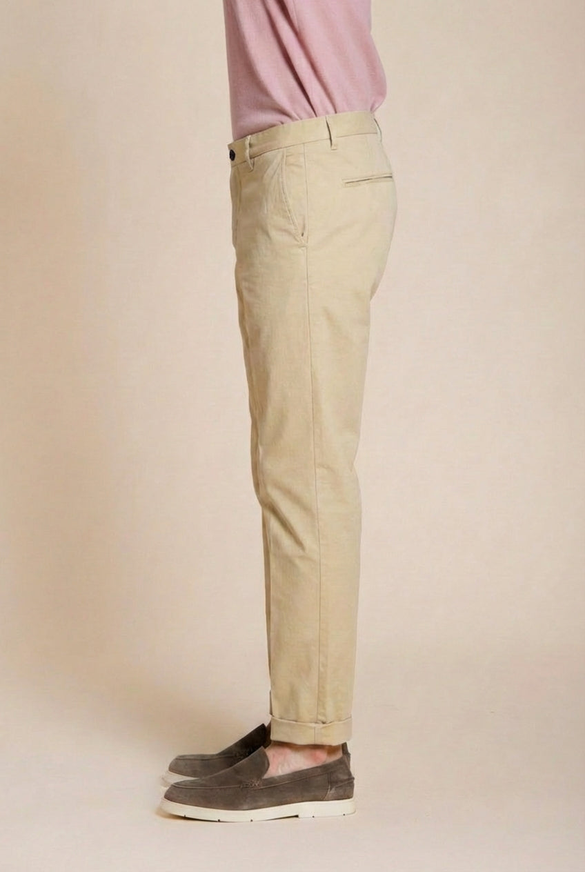 Boston Herren Chino Hose aus Twill leicht Stretch relaxed fit