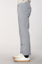 Boston men’s chino pants in cotton diagonal weave relaxed fit

