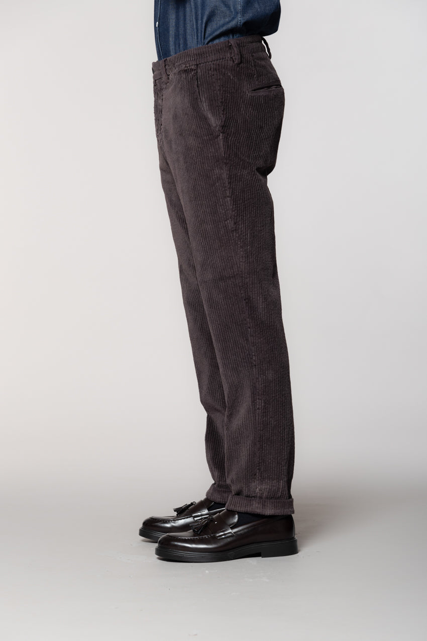 Boston pantalon chino homme en velours grosses côtes relaxed fit