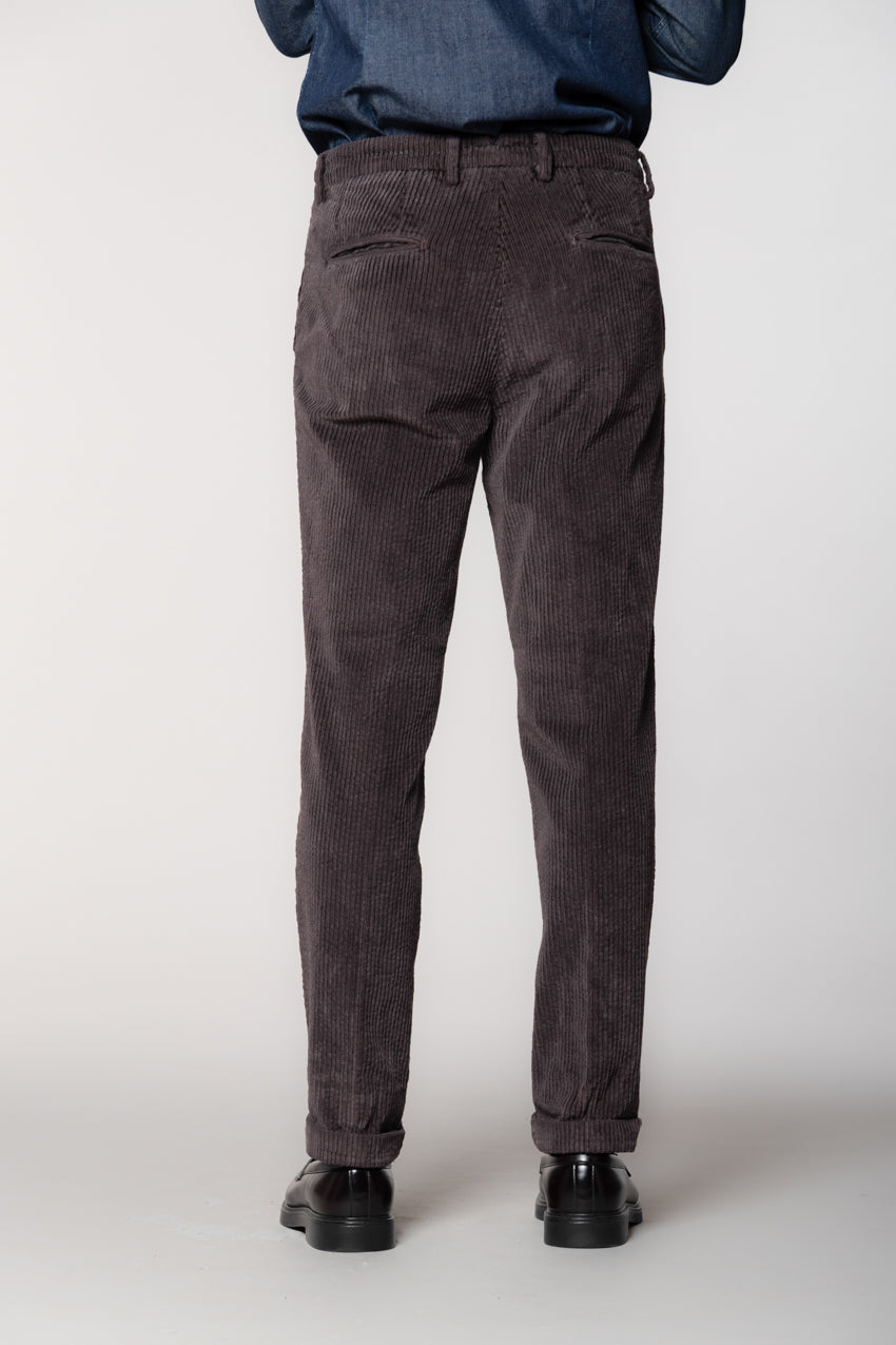 Boston pantalon chino homme en velours grosses côtes relaxed fit