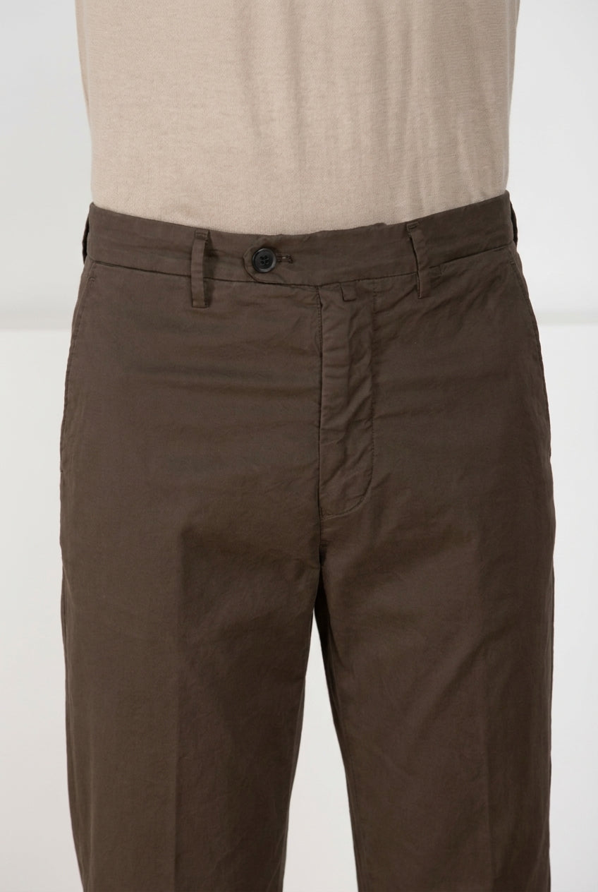 Boston pantalon chino homme en twill léger stretch relaxed fit