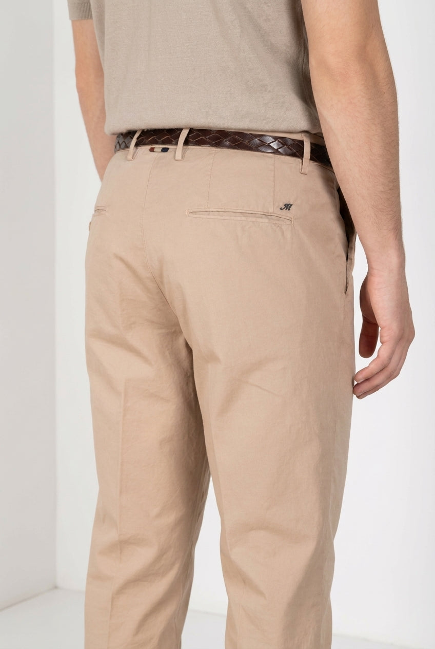Boston pantalon chino homme en twill léger stretch relaxed fit