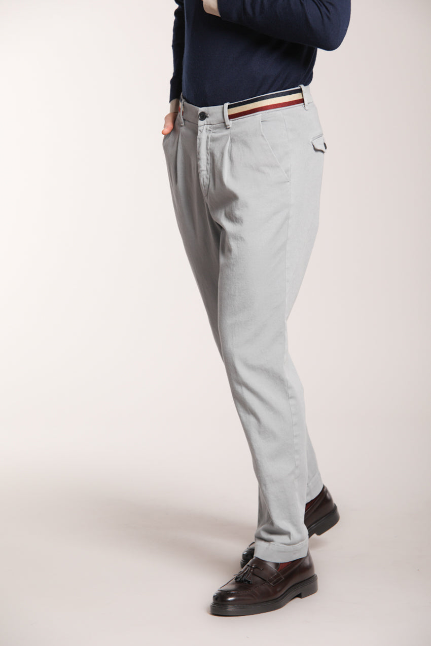 Foto 4 Pinces 22 Icon pantalone chino uomo in bul relaxed fit