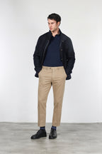 Garden men’s chino pants in stretch bull with carrot fit
