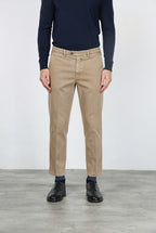 Garden men’s chino pants in stretch bull with carrot fit
