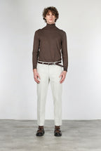 Paris pantalon chino homme en velours côtelé stretch 1000 raies, carrot fit ①
