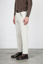 Paris pantalon chino homme en velours côtelé stretch 1000 raies, carrot fit ①
