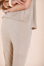 Easy Straight pantalon chino jogger femme en maille straight fit