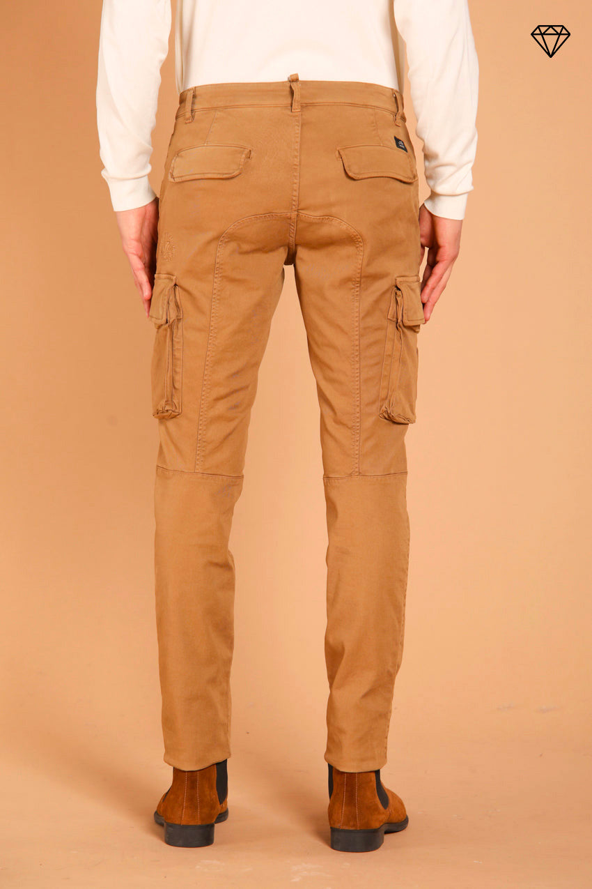 Chile pantalon cargo homme en gabardine coupe extra slim ①