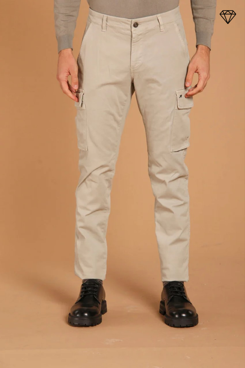 Immagine 1 di Chile pantalone cargo uomo in gabardina extra slim fit di Mason's