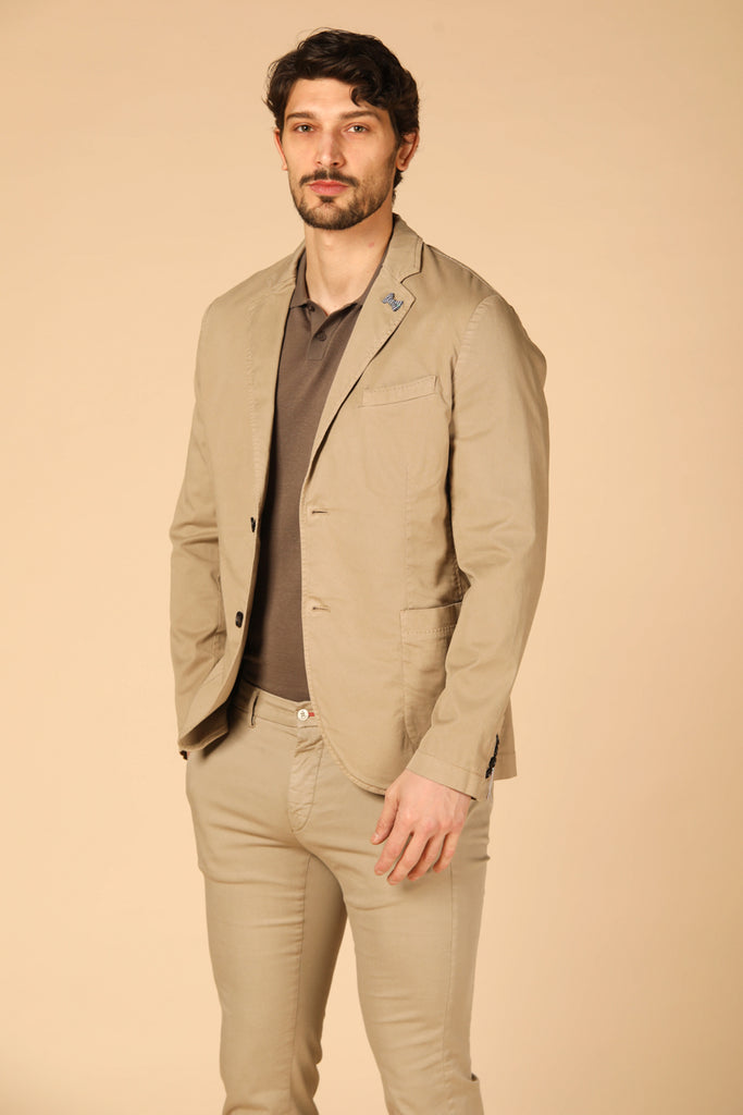Image 1 de blazer homme modèle Da Vinci Travel en couleur kaki, coupe régulière de Mason's