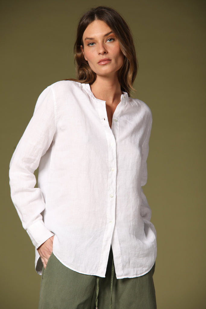 Image 1 de chemise femme modèle Delhi en blanc de Mason's