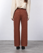 Violette women’s chino pants in twill with balloon fit ①
