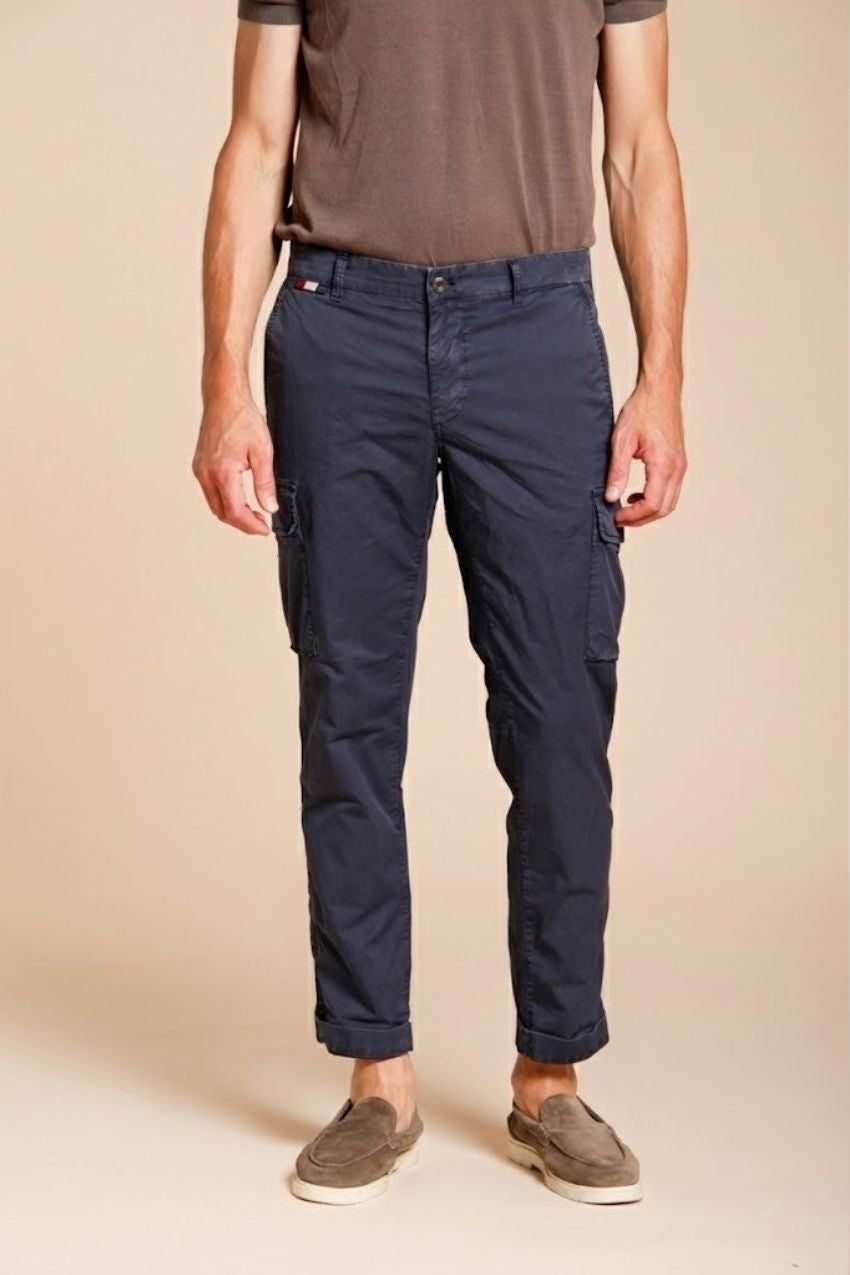 Chile pantalon cargo homme en gabardine stretch regular fit