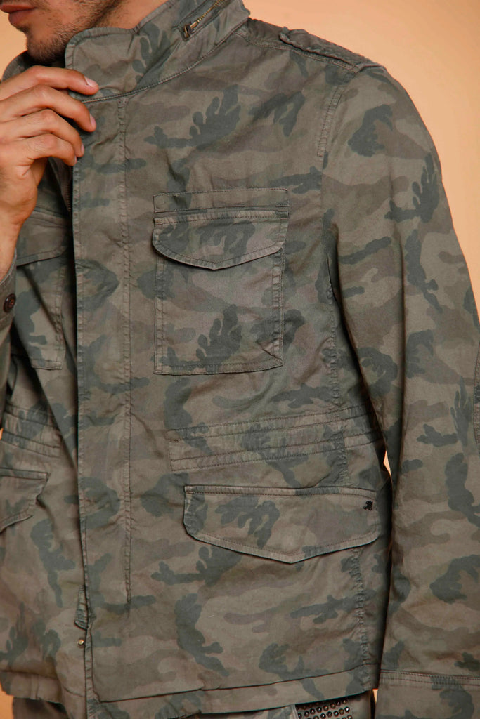 M74 jacket field jacket pour homme en twill de coton camouflage