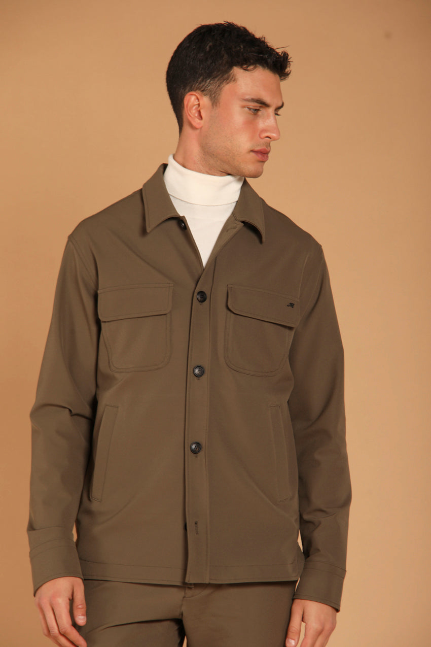 immagine 1 di overshirt uomo, modello Williams, di colore beige, fit slim di Mason's