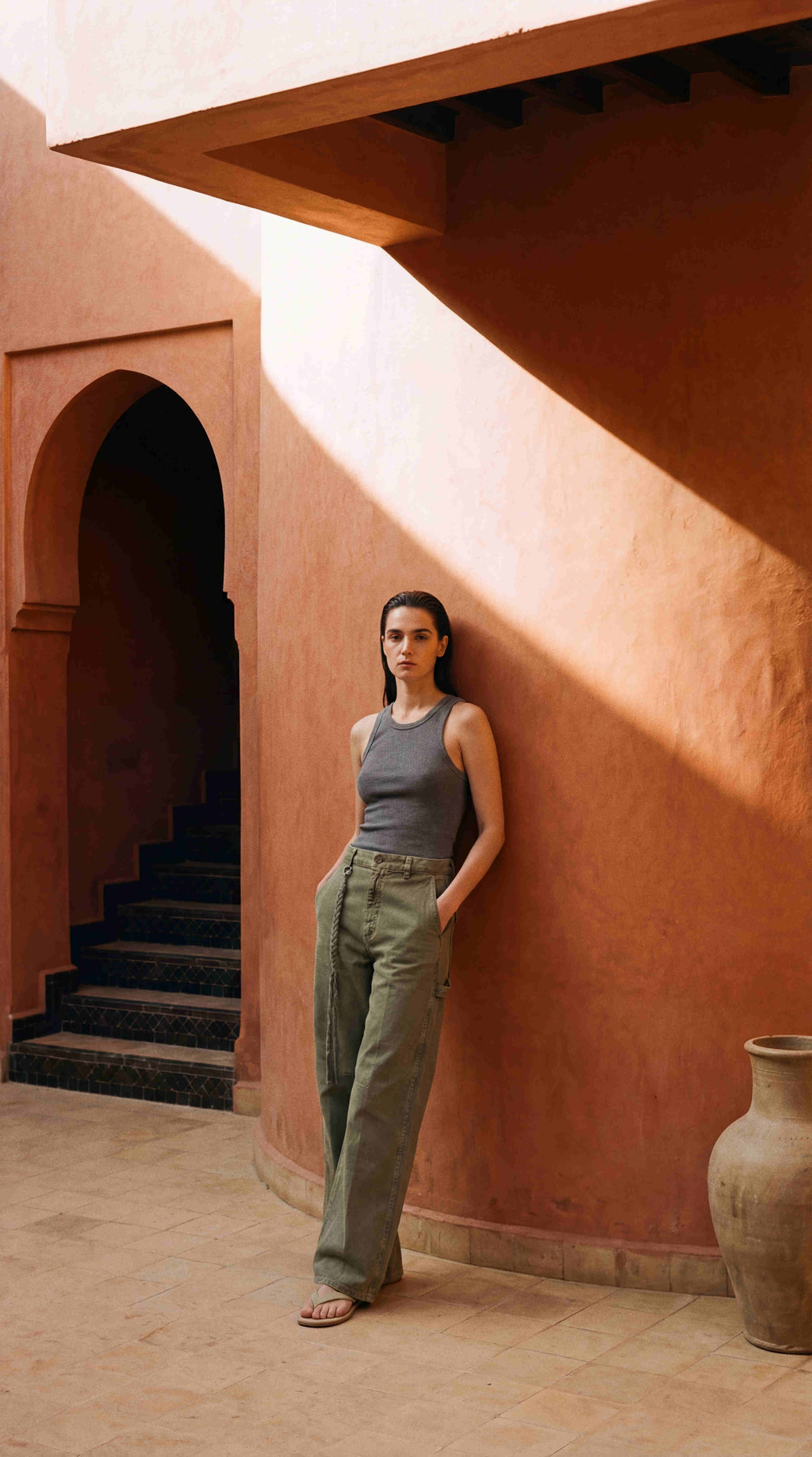 Valerie pantalon denim femme balloon fit