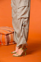 Francis Damen Cargo Jogger aus Baumwolle Modal Wide Leg 