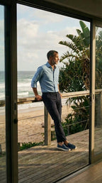 Chile pantalone cargo uomo in raso stretch extra slim fit ①