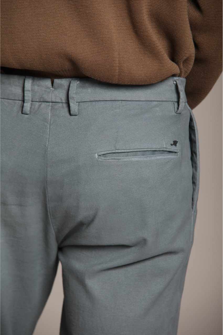 New York Time 2 Pinces pantalon chino homme en coton et laine regular fit