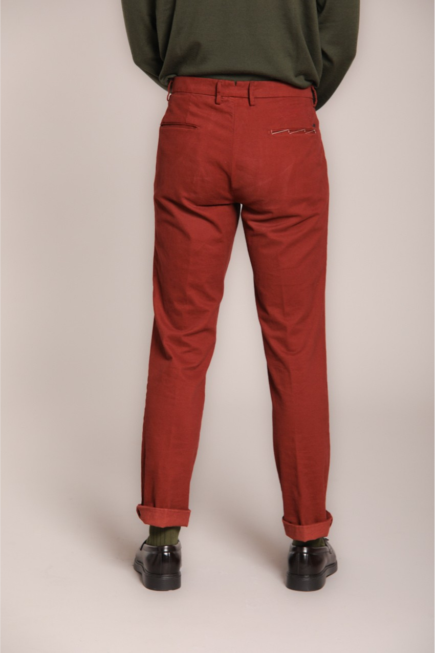 New York Time 2 Pinces pantalon chino homme en coton et laine regular fit
