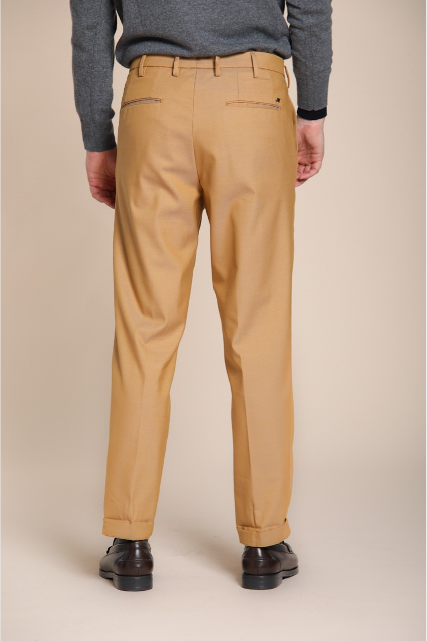 Boston men’s chino pants in cotton-wool relaxed fit

