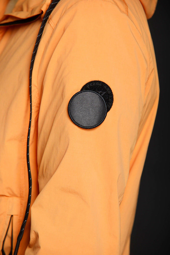 King Athleisure sweat-shirt en nylon stretch Logo edition avec capuche et zip
