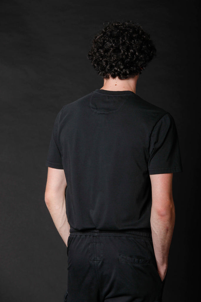 image 4 de t-shirt homme en coton avec logo édition limitée modèle tom mm en noir régulier de mason's