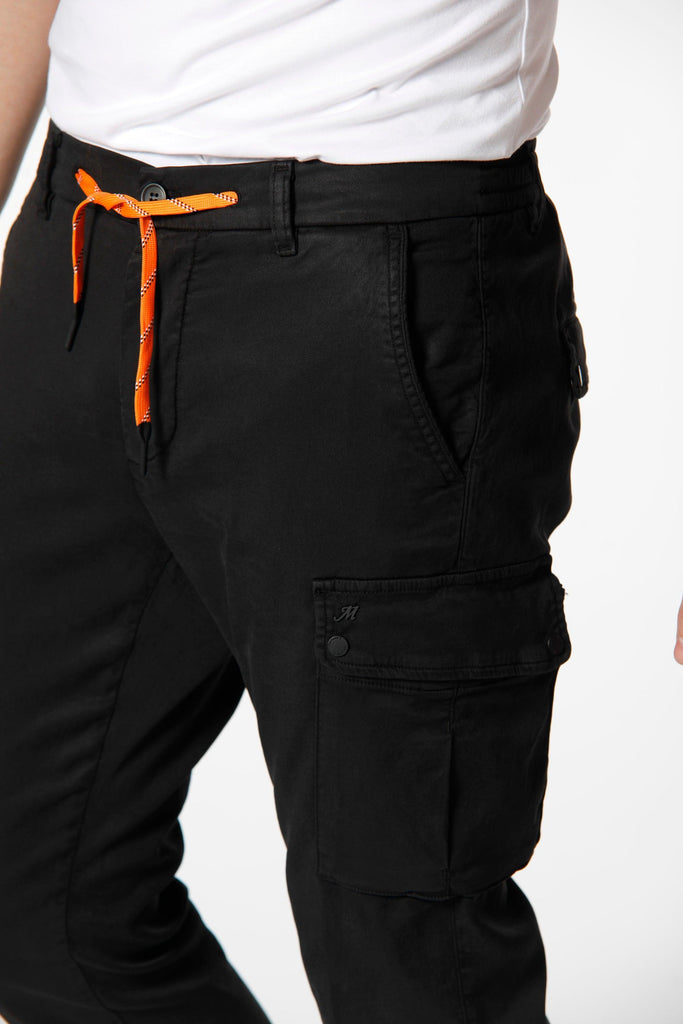Chile Athleisure Pantalon cargo pour homme en sweat stretch carrot fit