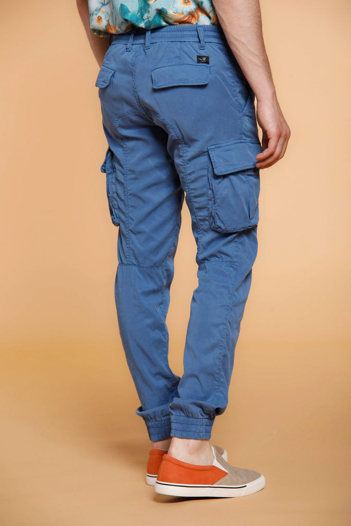 Chile Elax pantalone cargo uomo in twill cotone extra slim fit - Mason's 