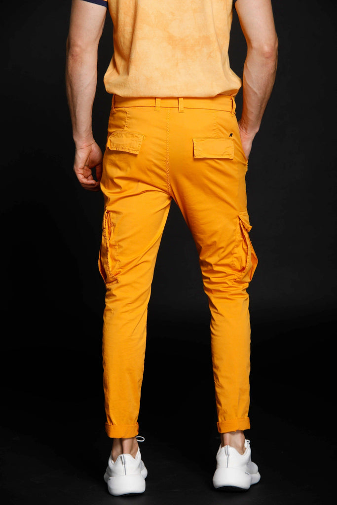 Rio de Janeiro pantalon cargo homme en nylon et gabardine stretch Logo edition carrot fit ①