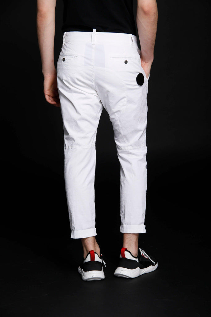 John pantalon cargo homme en twill de coton stretch Logo edition carrot fit