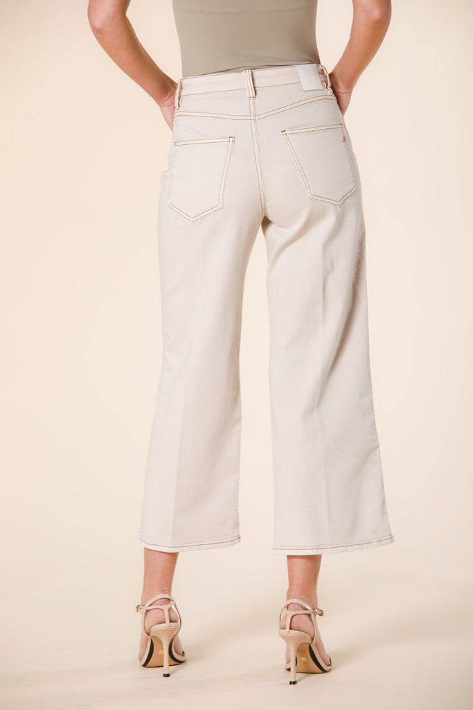 image 4 de pantalon femme 5 poches en denim modèle samantha en stuc de mason's 