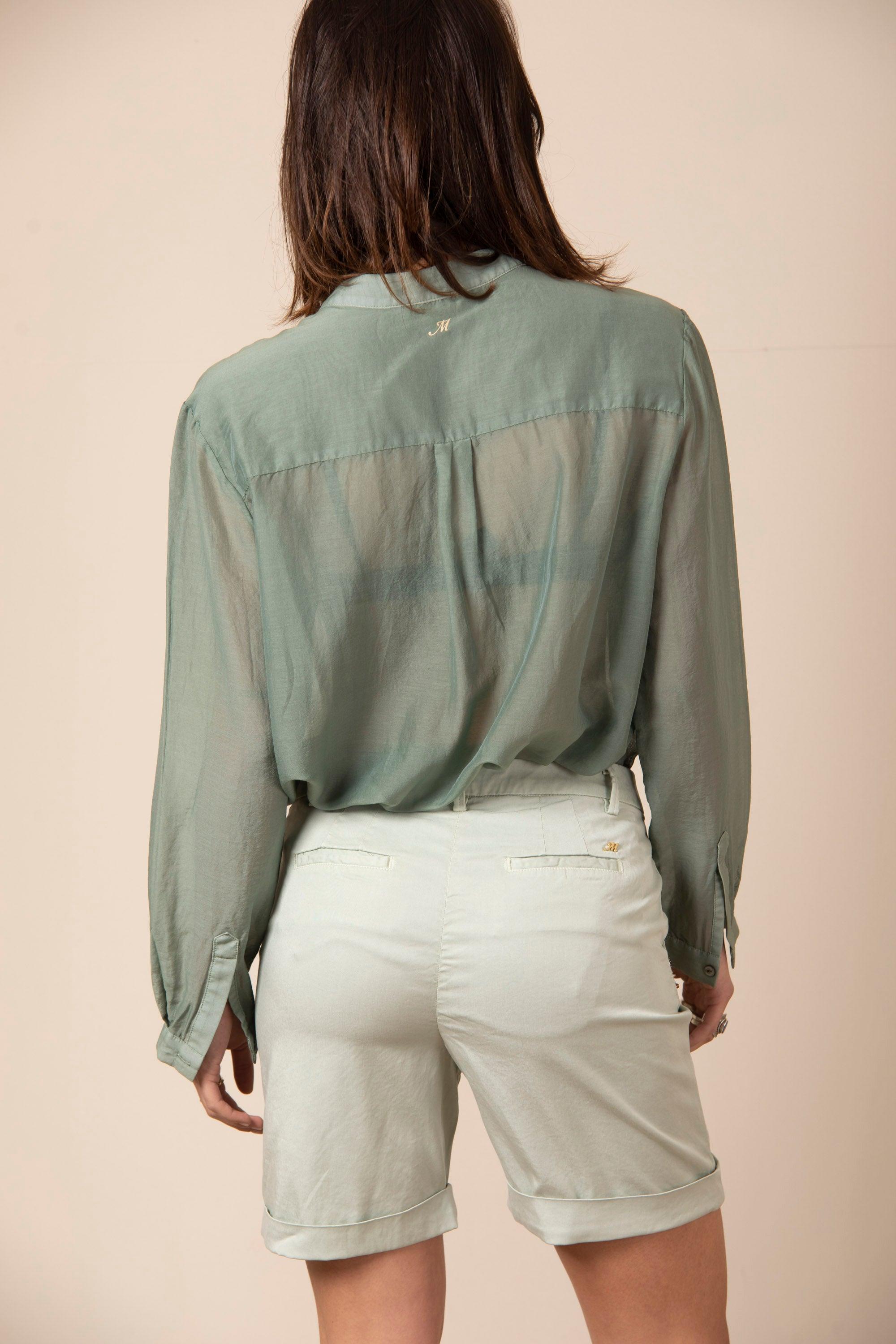 Ashley Shirt camicia da donna in cotone e seta con dettaglio cucitura - Mason's