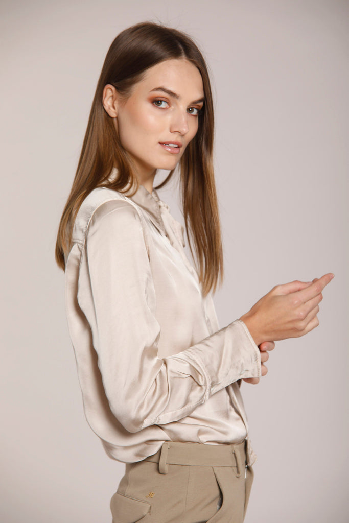 Image 2 de chemise femme en viscose couleur glace modèle Nicole Bown de Mason's