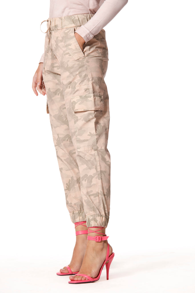 Cargo Jogger Pantalon cargo femme en tencel camouflage relaxed