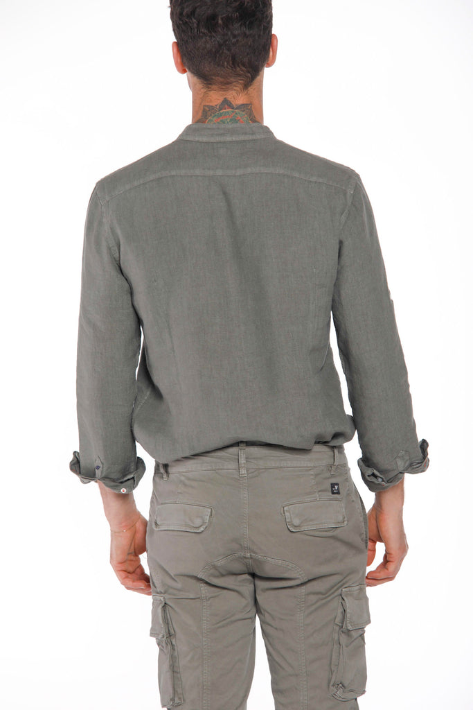 Porto Chemise à manches longues pour homme en lin regular fit ①