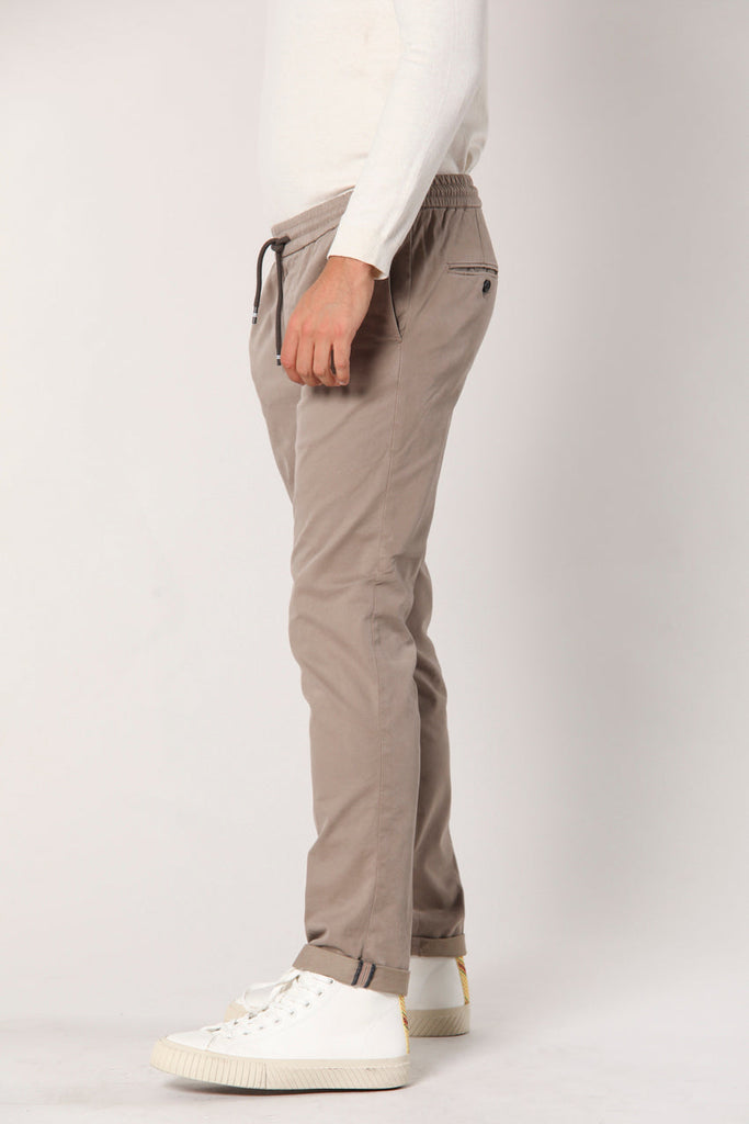 New York Sack Pantalon chino jogger homme en coton modal stretch regular