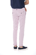 Milano Jogger pantalone chino jogger uomo in cotone e tencel extra slim fit