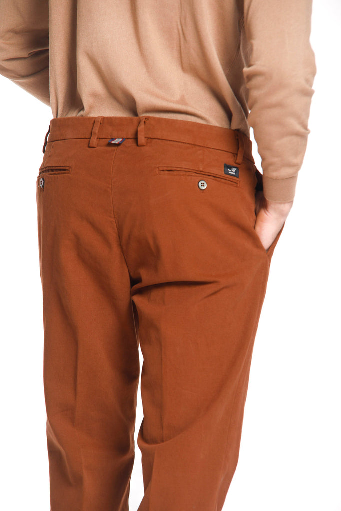 New York Pantalon chino homme en coton modal coupe regular