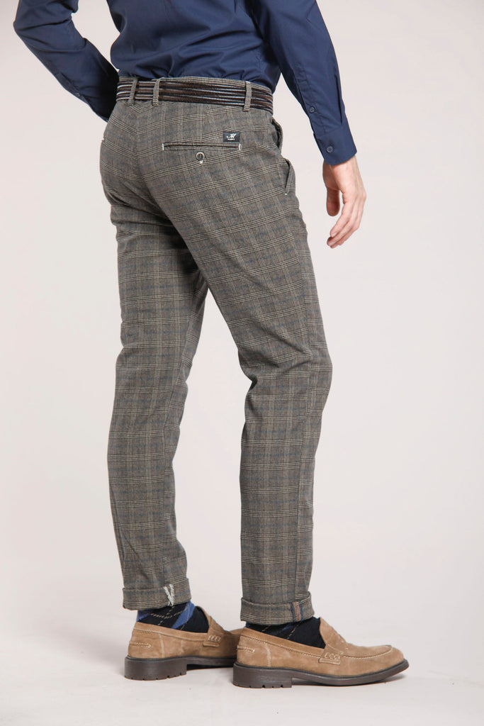 New York Pantalon chino homme avec motif galles coupe regular