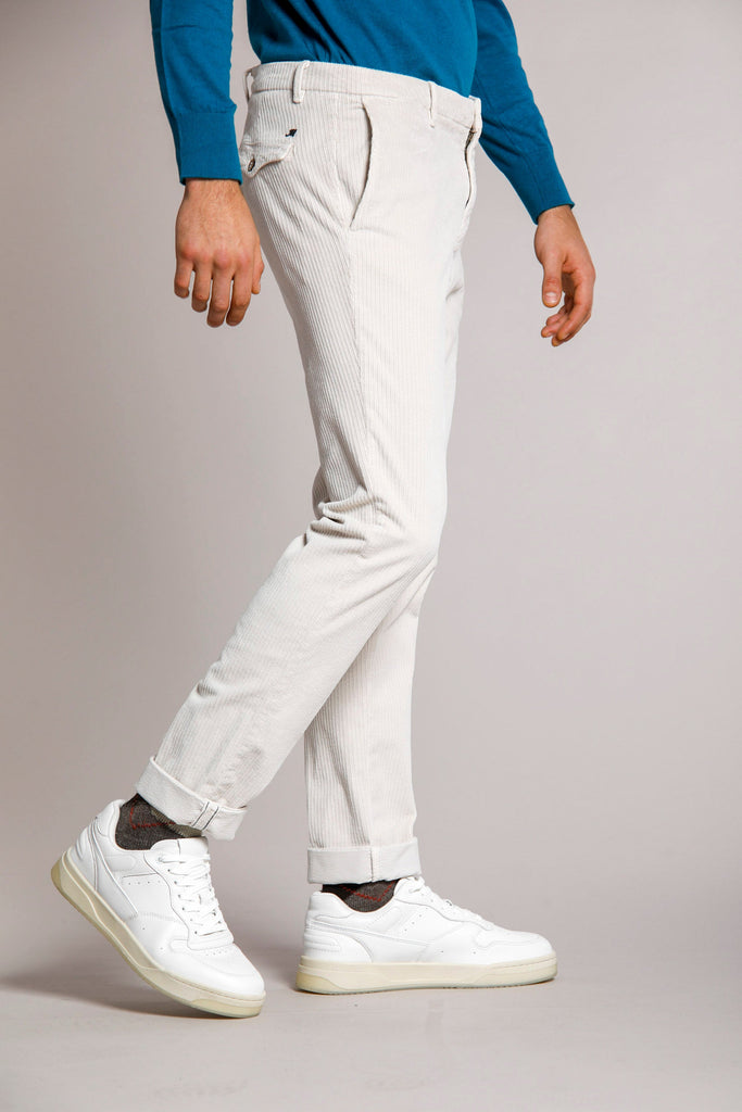 New York City pantalon chino homme en velours côtelé coupe regular
