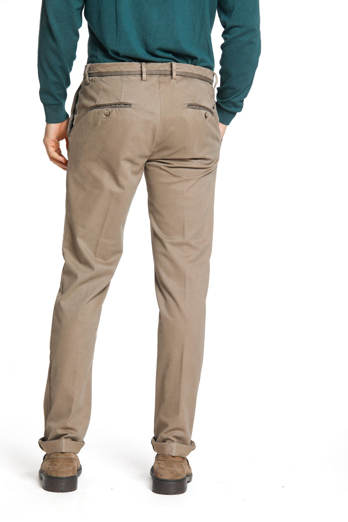 New York Tapes pantalon chino homme en coton à motif diagonale coupe regular
